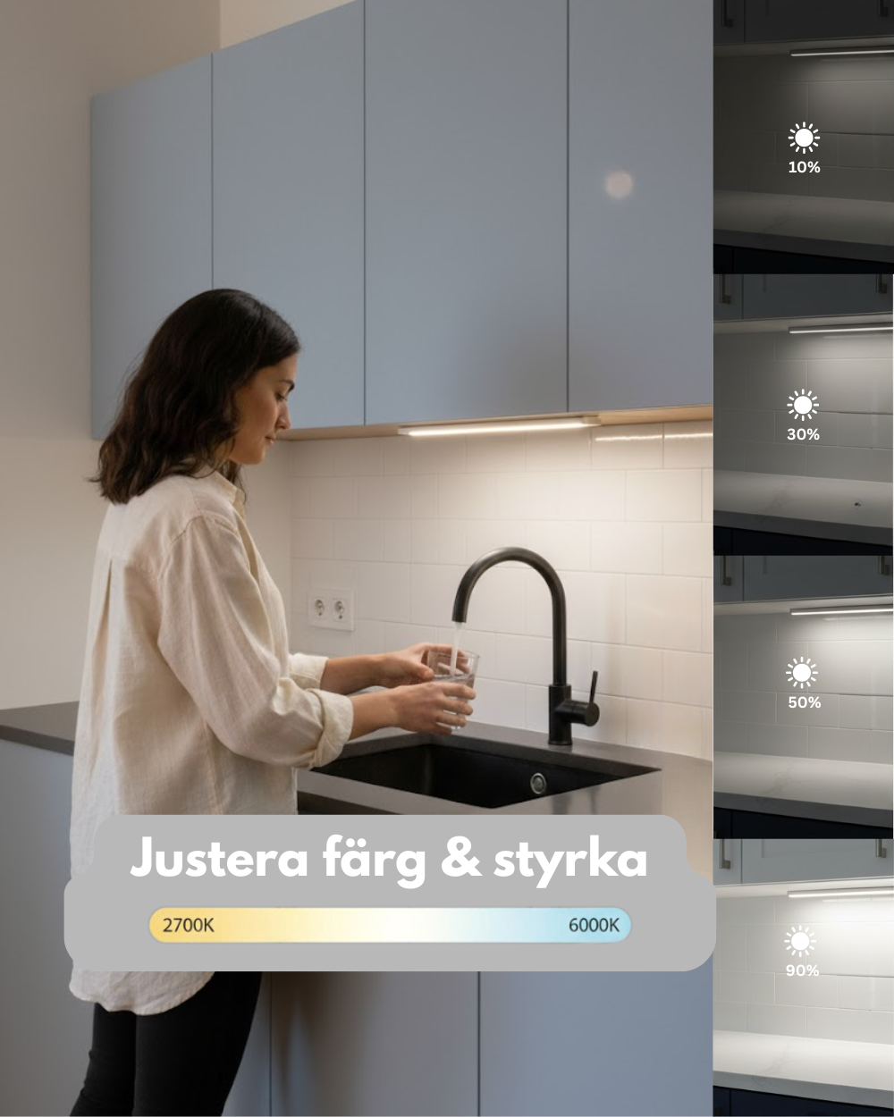 GlowLine™ – trådlös ljuslist med smart sensor